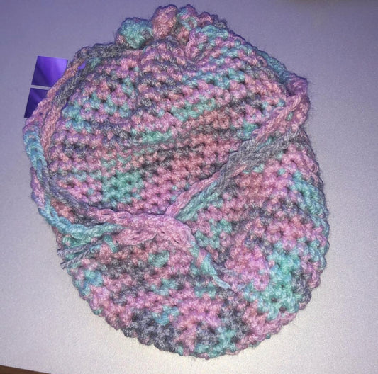 Small dice bag - Blue / Grey / Pink