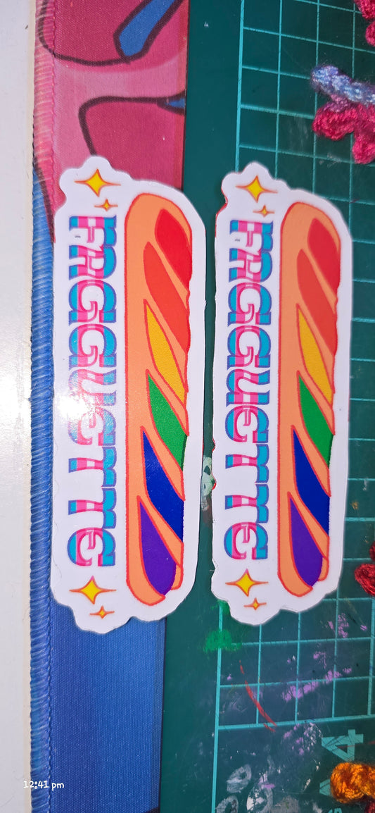 “Fagguette” sticker